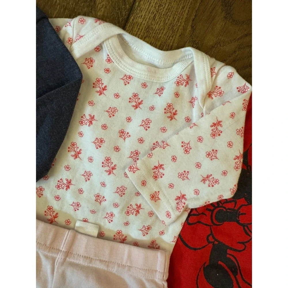 Baby Girl Clothes 0/3 Months Pants Bodysuits Shirts Outfits L/S Lot Minnie Mouse